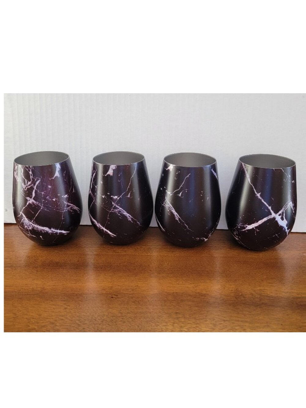 FineDine Stainless Steel Unbreakable Glasses